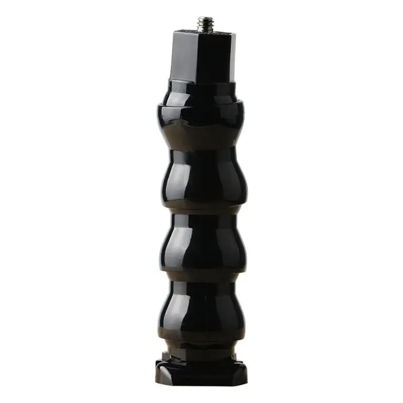 4 Section Gooseneck Adjustment Jaws Flexible Hose Mount Base w/1/4 Screw for GoPro Hero 7 6 5 4 Sessione SJCAM SJ