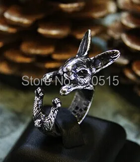 Regalrock Горячие милый кролик заяц Кролик Hug Обёрточная Бумага кольцо|wrap ring|ring ringrabbit