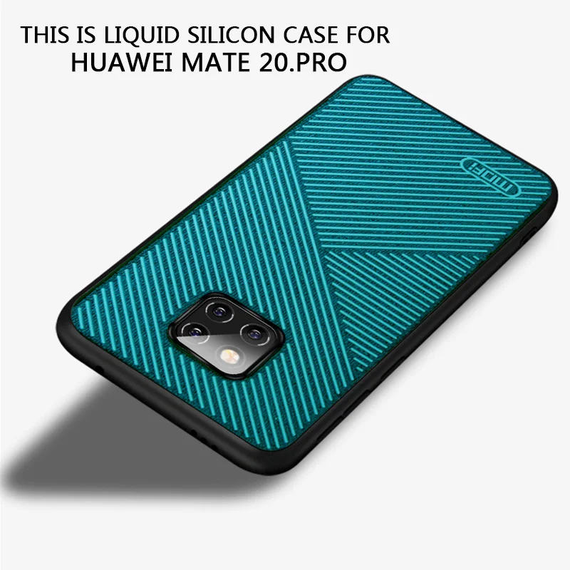 Mate 20 Pro чехол Mofi для huawei mate 20 чехол-накладка для huawei mate 20 чехол противоскользящая Нескользящая Задняя Крышка нескользящая зеленая - Цвет: Mate 20 Pro Green