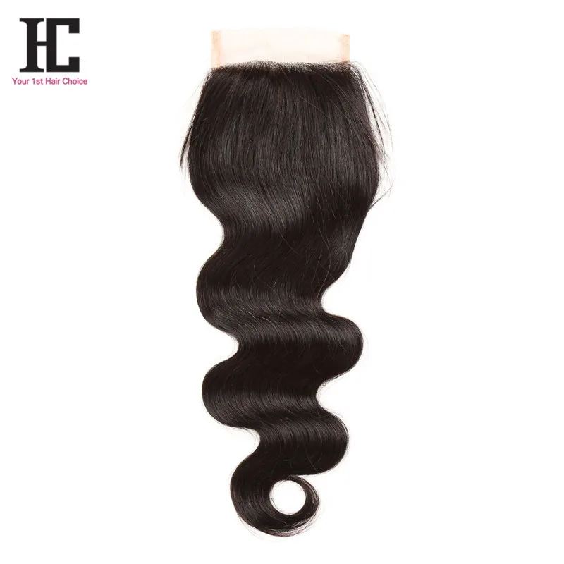 Малайзии объемная волна с закрытием 7а необработанные малайзии девы волос 3