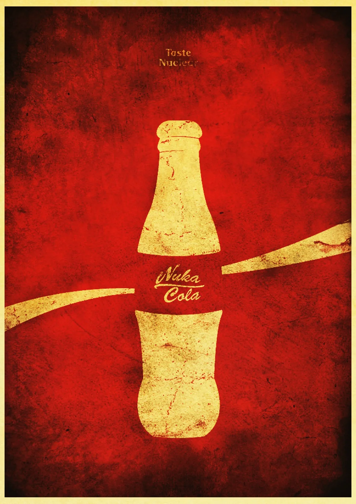 E052 Fallout 234 Nuka Cola винтажный бумажный плакат настенная живопись украшение дома 42X30 см 30X21 см - Цвет: E052