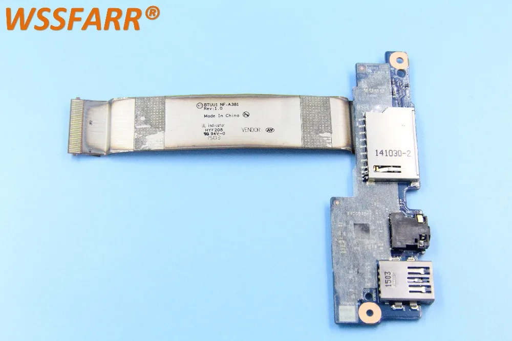 Оригинал для Lenovo yoga3 14 3 1470 аудио USB SD кард ридер доска BTUU1 NS A383 100% ТЕСТ ОК|audio usb|audio card