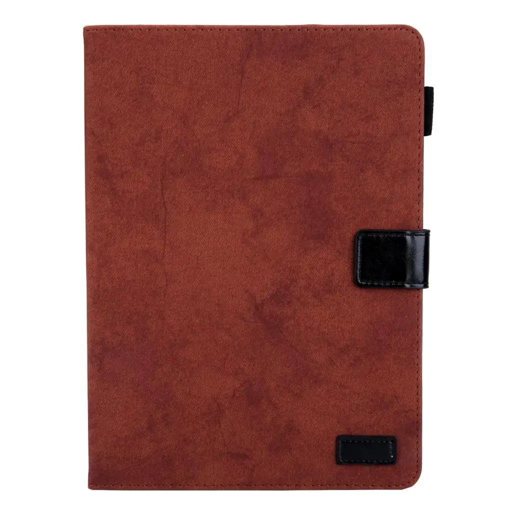Чехол для Amazon Fire HD 8 HD8 чехол s модный Холщовый кожаный Смарт-Чехол Folio Stand Повседневный Стильный чехол для планшета - Цвет: Brown