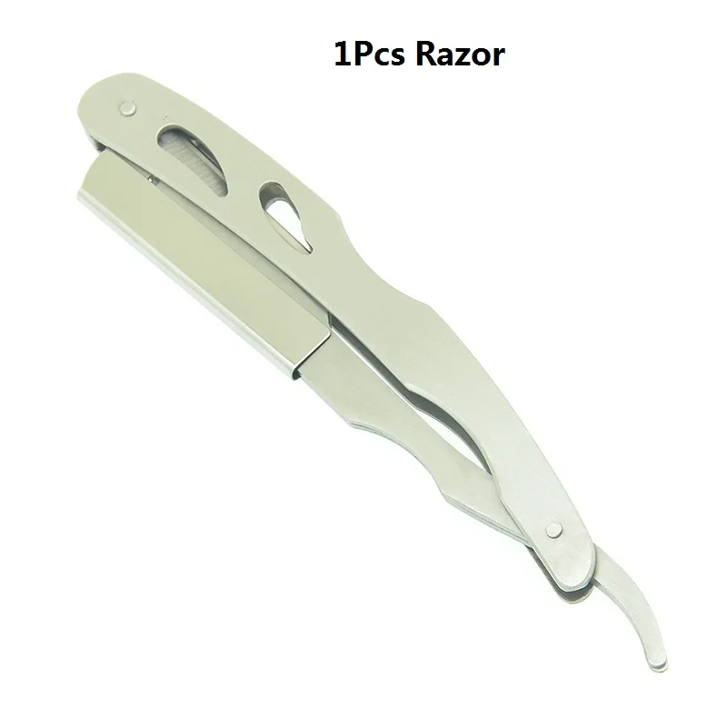 HB0013 1pcs Razor 1 шт. мужские инструменты для бритья парикмахерские лезвия для волос античный черный складной нож для бритья из нержавеющей стали прямой бритвенный держатель HC0012 - Цвет: HB0013 1pcs Razor