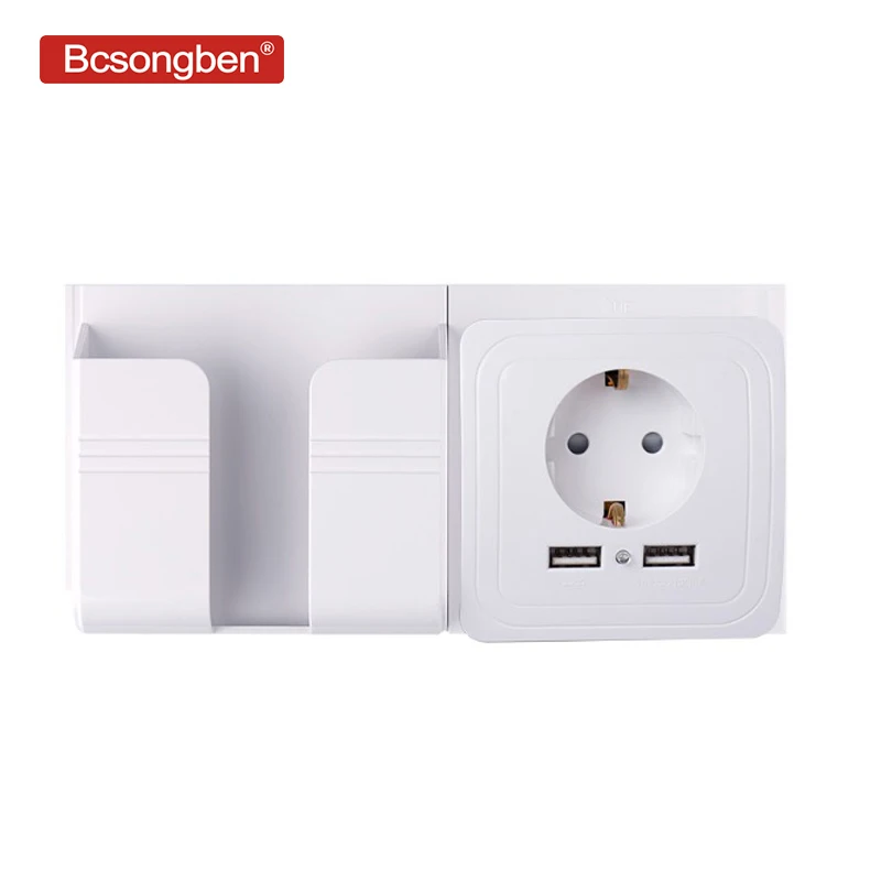 Bcsongben, двойной USB порт, настенное зарядное устройство, адаптер для зарядки, 2А, настенное зарядное устройство, адаптер, стандарт ЕС, штепсельная розетка, розетка, золотая