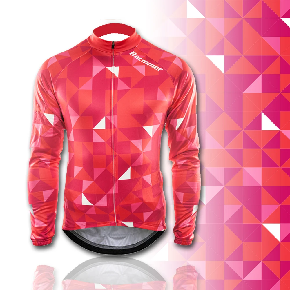 Racmmer теплый 2020 Pro зимний термальный флис Велоспорт Джерси Ropa Ciclismo Mtb с длинным