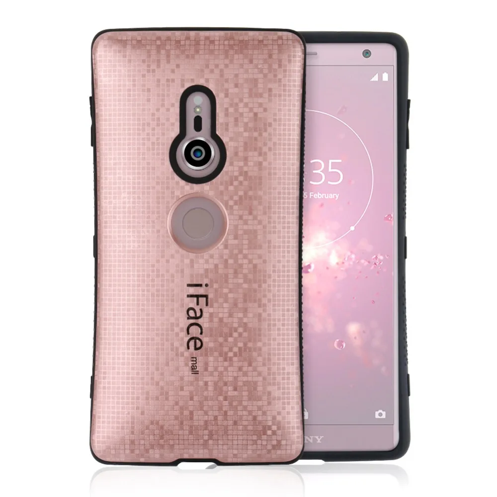 Противоударный Гибридный сверхпрочный чехол iFace Mall для Sony Xperia XZ2 Жесткий Чехол H8296