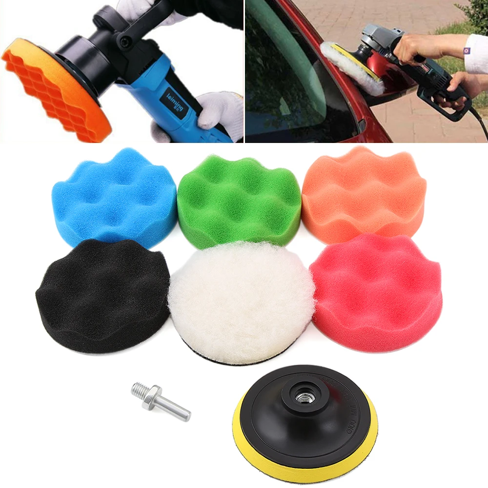 Полировальная Подушка Авто колеса буфер дрель автомобильный адаптер stylingFor hyundai