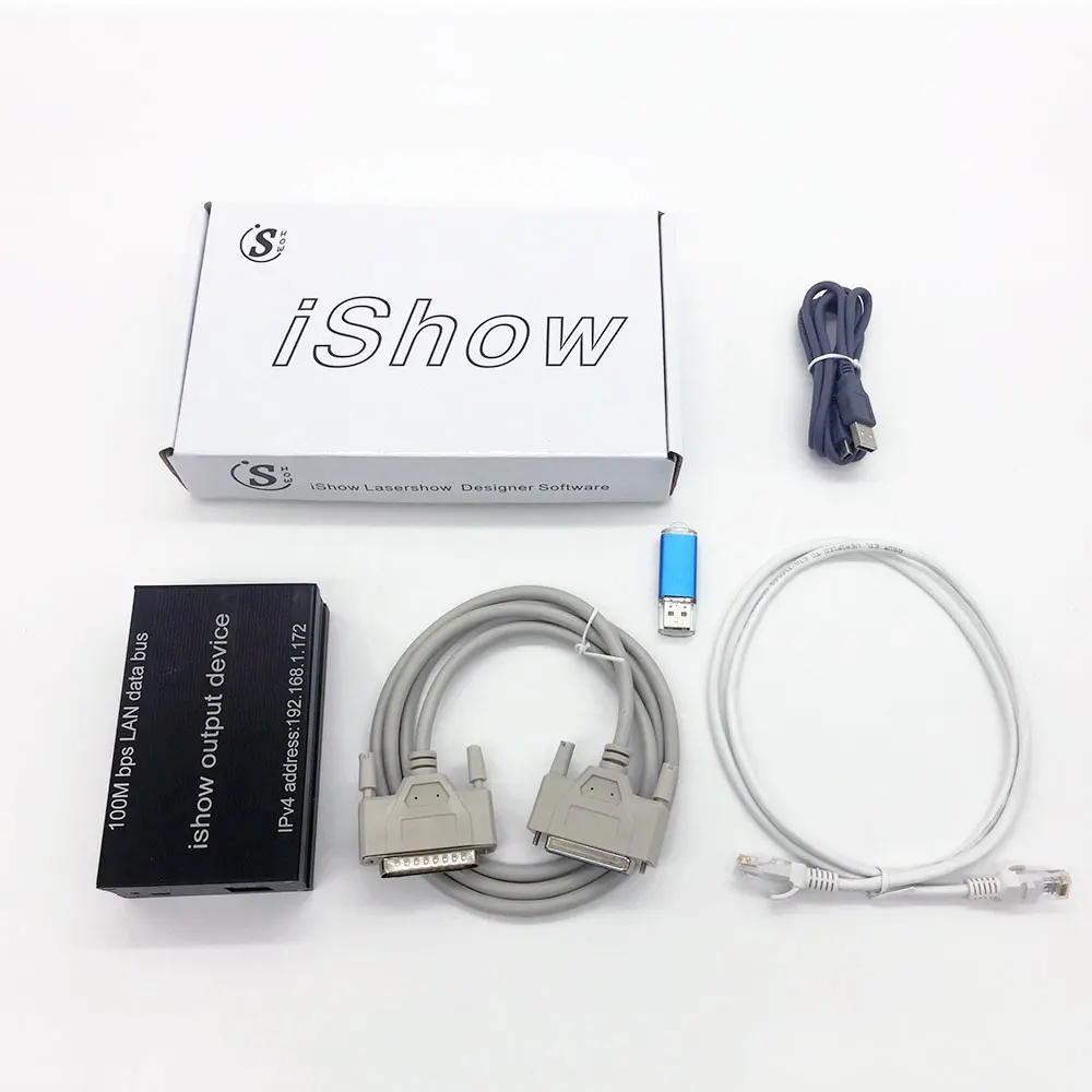 Лазерный светильник iShow V3.0 ILDA новый лазерный с поддержкой Win 7 8 10 32 64 бит DMX для ПК