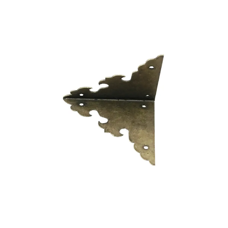 

Bulk Brass Furniture Corners,Triangle Corner,Gift Upscale Decorative,Sheet Copper Purses Gusset,Anceient Furniture Cover,42mm