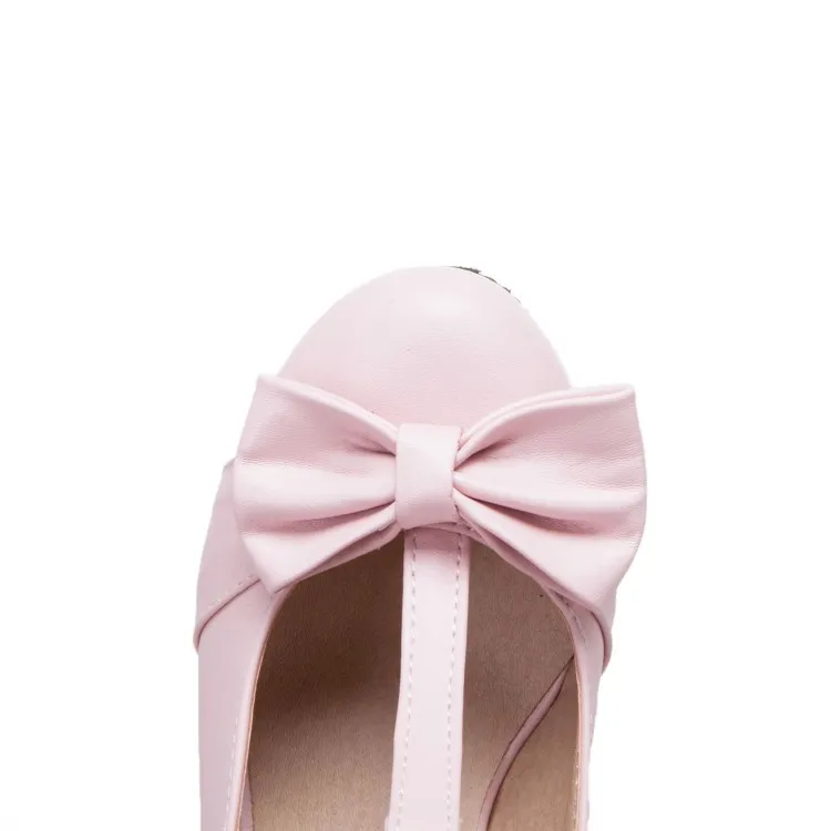 Женские туфли мэри джейн PXELENA белые розовые черные туфли-лодочки с Т-образным