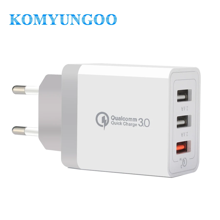 Multi USB Quick Charge 3 0 траве Зарядное устройство сетевой адаптер QC Быстрая зарядка для