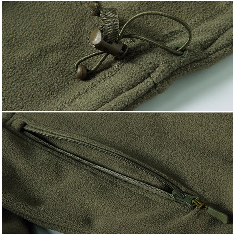 Уличное мужское зимнее пальто армейская тактическая Флисовая теплая верхняя