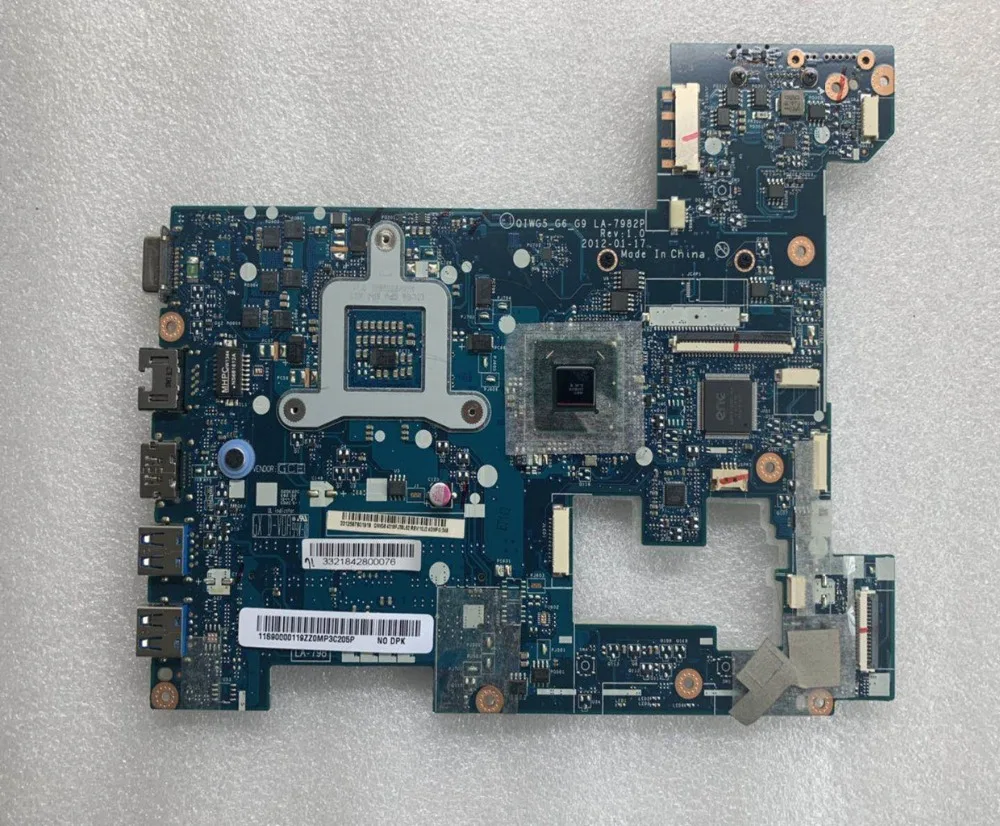 Для Lenovo G580 Материнская плата ноутбука без CPU интегрированная видеокарта LA 7982P