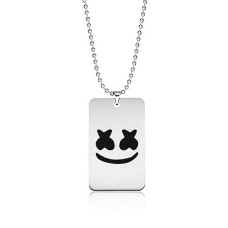 Оптовая продажа Marshmello искусственная кожа нержавеющая сталь гравировка ремешок