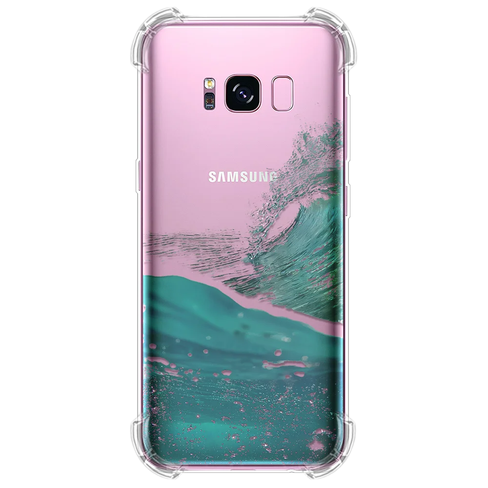 Мрамор цветок чехол с "воздушной подушкой" для samsung Galaxy S8 S9 S10 рlus Lite S7 край S10e A3 A5 A7 A6S A9 A6 A8 плюс чехол из ТПУ - Цвет: hailang