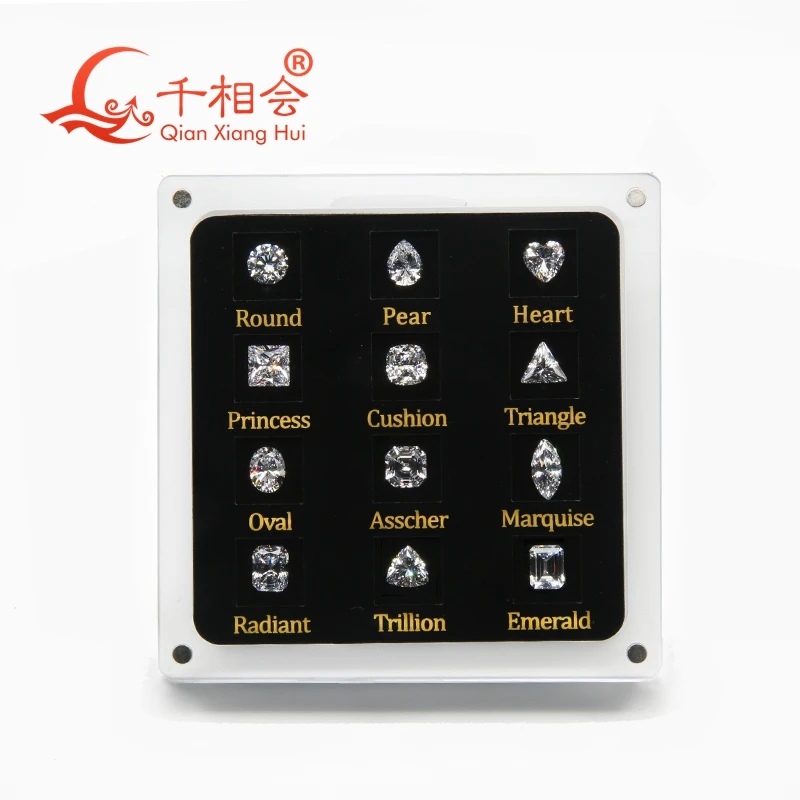 Набор инструментов для демонстрации драгоценных камней 12 форм фианита|gemstone