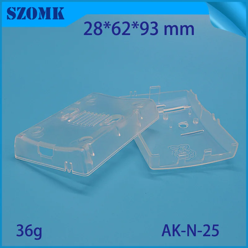 1 шт. 28*62*93 мм szomk пластиковая коробка для электроники Корпус raspberry pi 3