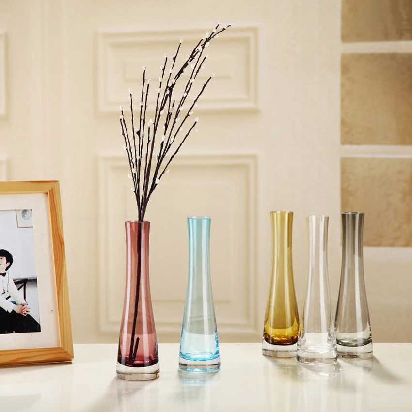 Современная креативная настольная ваза для цветов украшение дома прозрачные