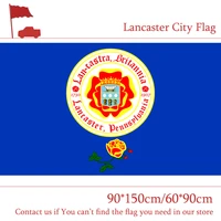 custom high quality 100d polyester 3x5ft 90150cm 6090cm lancaster city flag for campaign vote