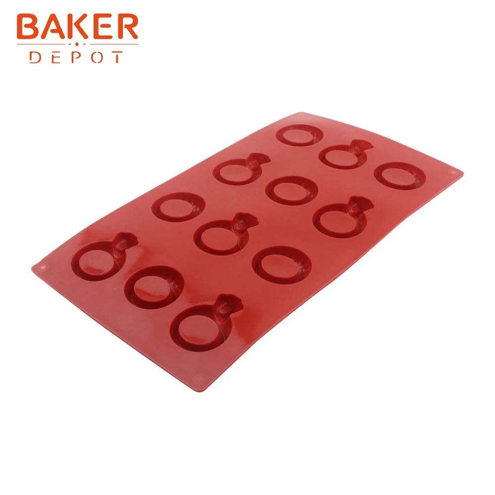 BAKER DEPOT силиконовая форма для шоколадных конфет кольцевая украшения тортов