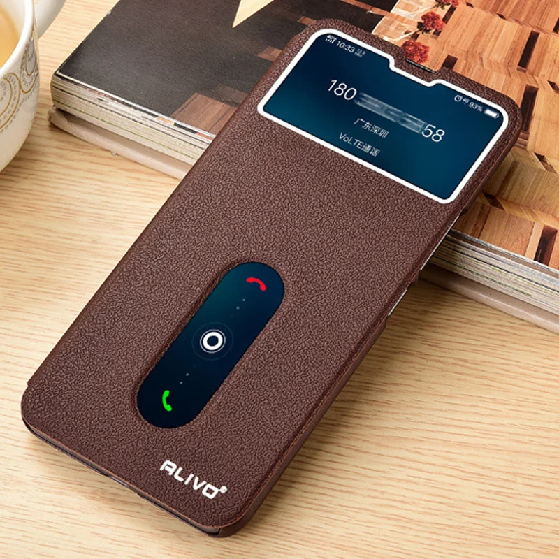 ДЛЯ Vivo V15 Pro Кожаный чехол для просмотра окна Книга Стенд откидная крышка для Vivo V15 V15Pro V 15 Pro VivoV15 чехол жесткие чехлы для телефонов