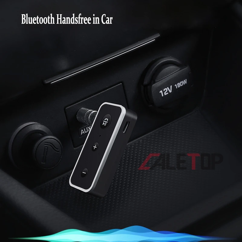 V5.0 Bluetooth приемник 5,0 стерео 3,5 мм аудио разъем AUX громкой связи беспроводной адаптер автомобильный комплект Bluetooth ключ для наушников