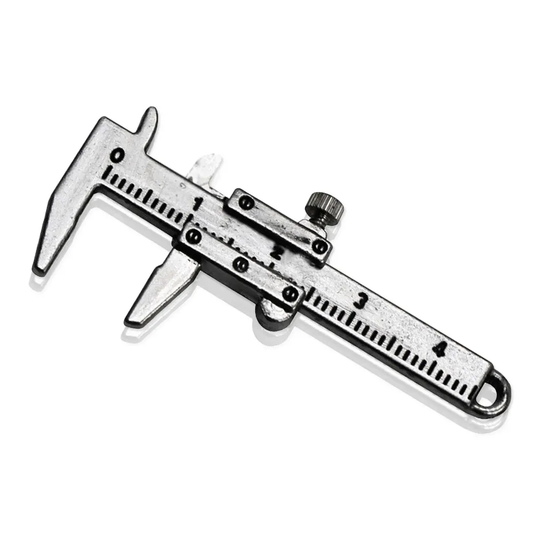 Специальный NoveltyKeychain/цепь инструмент подвеска портативный инструмент мини штангенциркуль брелок цинковый сплав измерительные инструменты