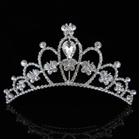 6pcs lot silver crystal rhinestone butterfly tiara hair comb wedding bridal bridesmaid