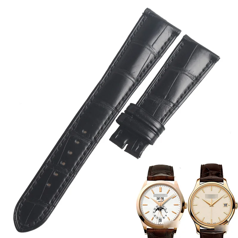 Ремешок WENTULA для наручных часов PATEK Philips 5146R 5396 5227G 5270 из кожи аллигатора/ремешок