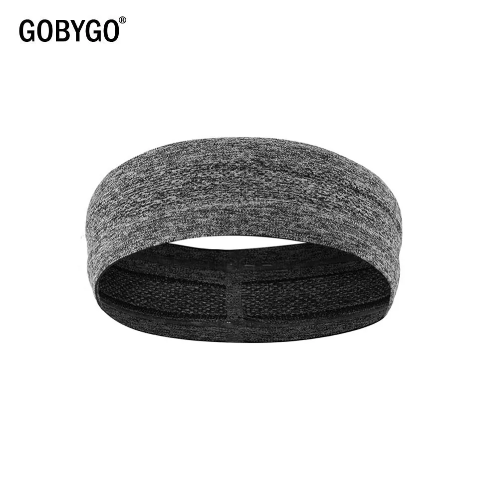 GOBYGO Elastic Sweatband Sports Gym Headband Anti-Slip Women Men Breathable Basketball Fitness Yoga Volleyball Cycling Hair Band | Спорт и