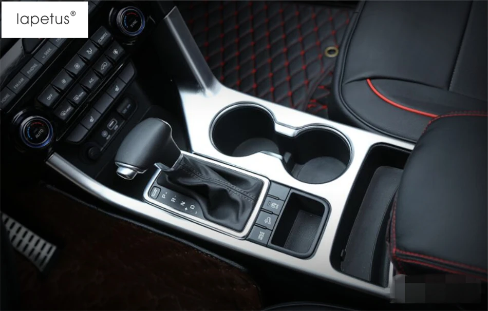 

Lapetus Accessories Fit For KIA Sportage 2016 - 2020 Transmission Stalls Shift Gear Gearshift Panel Frame Molding Cover Kit Trim
