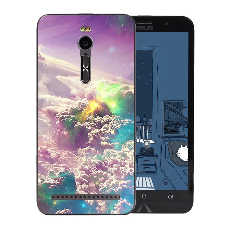 Чехол для телефона Asus Zenfone 2 ZE551ML звездное небо узор мягкий силиконовый 5 дюймов ASUS