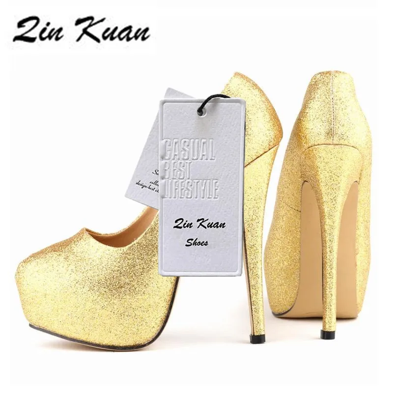 Горячие Продажи Плюс Размер Женщин Мода Круглый Toe Партия Высокий Каблук обувь