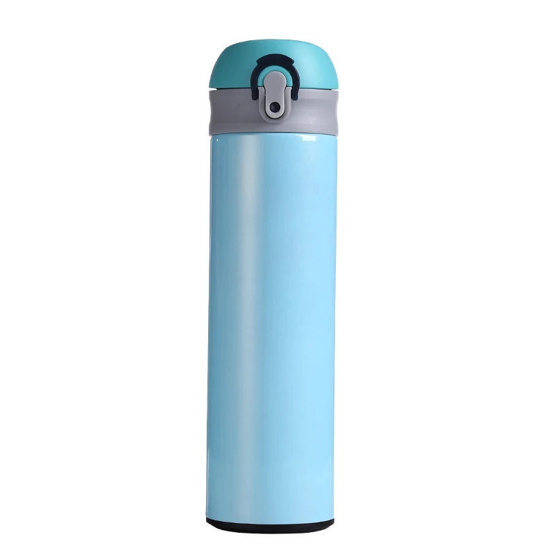 Light Blue 500 мл звездное небо узор двойной Нержавеющая сталь Вакуумная чашка термос для девочек/мальчиков бутылка для воды с двойными стенками из нержавеющей стали изотермическая чашка для активной деятельности, Студенческая, для путешествий - Цвет: Light Blue