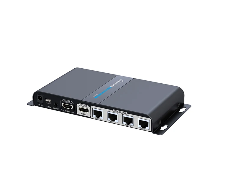 LKV714Pro HDMI разделитель utp 1x4 HDMI удлинитель cat5e/6 кабель, до 40 м с 4 HDMI приемниками в комплекте+ 1 HDMI петля выход