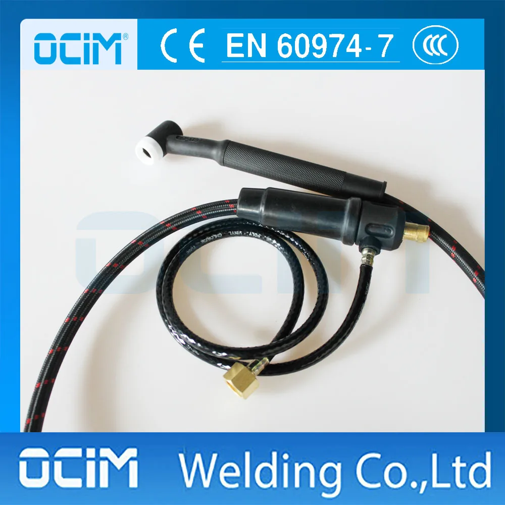 Сварочная горелка TIG с газовым воздушным охлаждением WP17F WP PTA DB SR 17F 4M 35 50 коннектор
