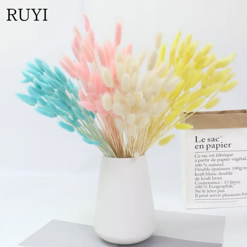 Натуральные сушеные цветы для украшения дома комплект из 30 цветов