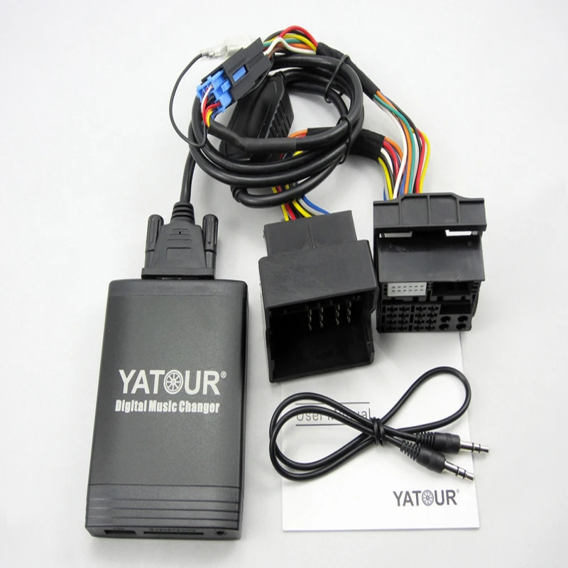 Автомобильный цифровой usb адаптер Yatour для смены музыки CD MP3 AUX Renault VDO/Blaupunkt quadlock 12pin