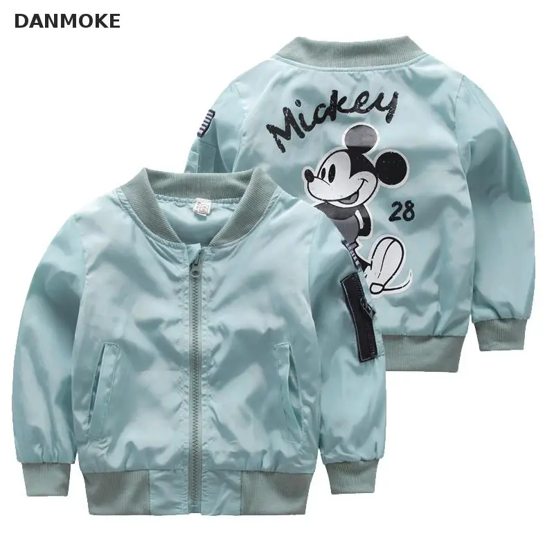 Danmoke/пальто для девочек сезон весна осень детский Тренч мальчиков модные детские
