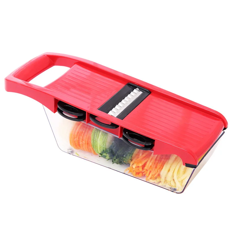 

6 in 1 Multifunctional Vegetable Slicer Carrot Potato Fruit Melon Peeler Cutter Manual Vegetable Shredder Kitchen Accessories