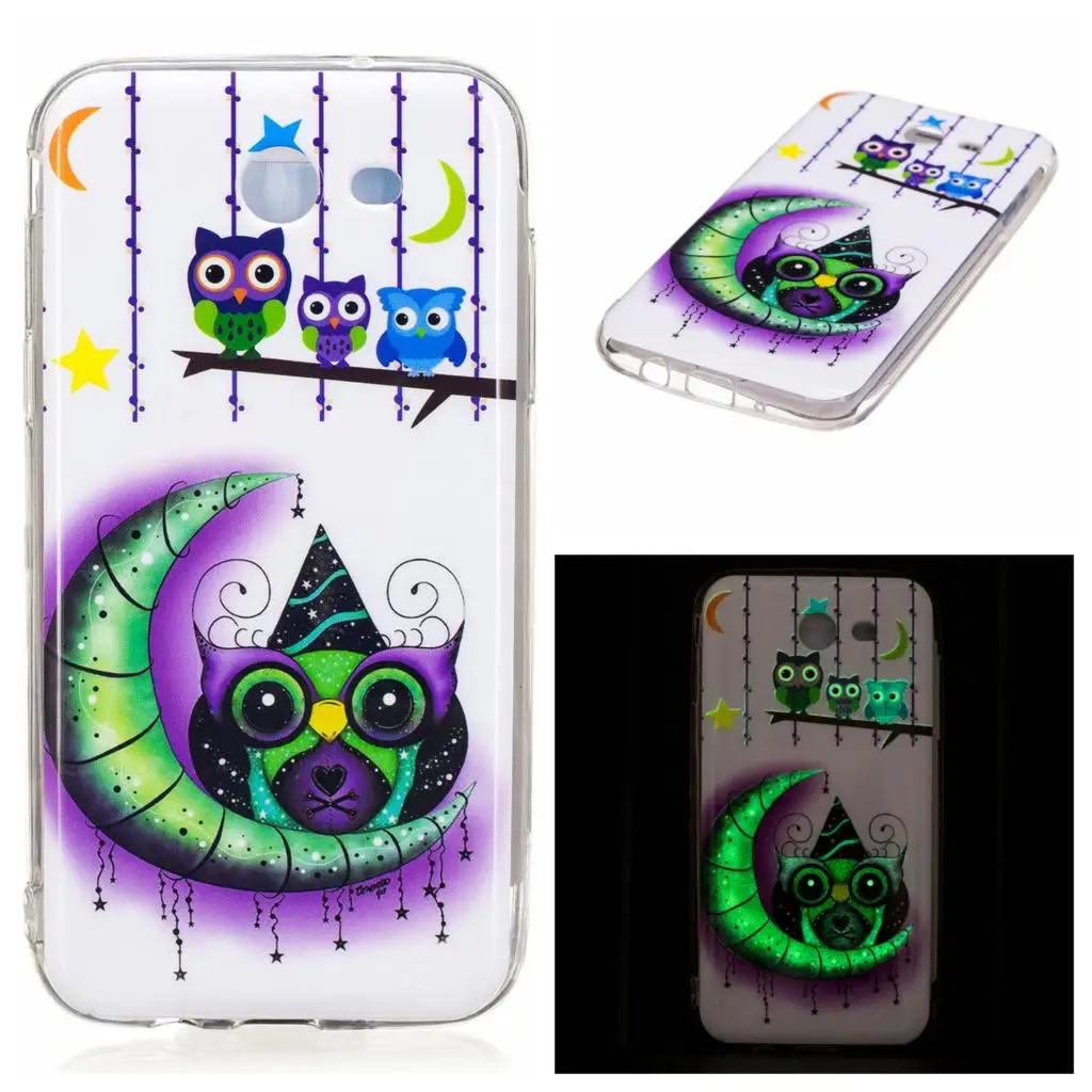 Мода Световой soft shell ТПУ caes Для samsung galaxy J5 премьер ON5 2016 задняя крышка coque для j5 prime on5