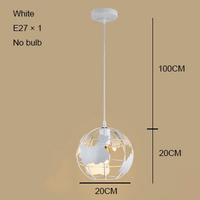 Type 1 no bulb Современный промышленный подвесной светильник в виде клетки, винтажная железная Подвесная лампа, лампа в виде бриллиантовой пирамиды, птицы, лофт, лампа для столовой, кухни - Цвет корпуса: Type 1 no bulb