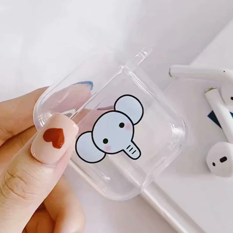16 Сумки для Air Pods с английскими буквами Дейл чип Дональд Дейзи Мультфильм силиконовый прозрачный чехол для Airpods беспроводные наушники Bluretooth - Цвет: 16