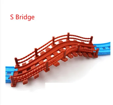 S Bridge Различные виды игрушек поезд трек железнодорожные ситуации аксессуары совместимы с tomass поезда Биро игрушки для детей - Цвет: S Bridge