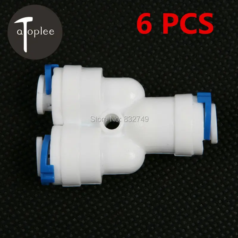 Atoplee 6 шт. 1/4 &quotPushfit Y коннектор садовый шланг соединитель для водопроводной трубы