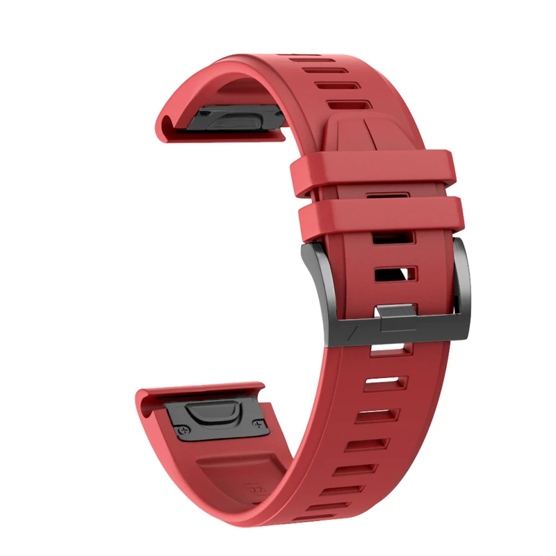 26 мм 22 быстросъемный силиконовый ремешок для Garmin Fenix 5 5X Plus 3 3HR часов Instinct Forerunner 945