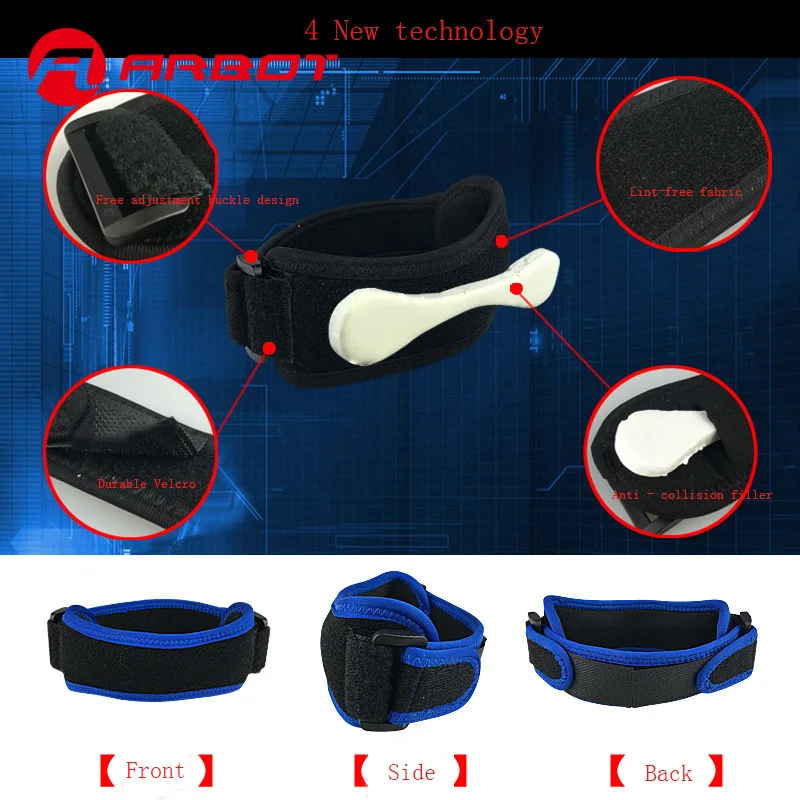 ARBOT 1 шт. Открытый скалолазание Регулируемый колено спортивная Поддержка Brace Колено коленной чашечки рукав Бег Баскетбол Футбол снаряжение 2 цвета