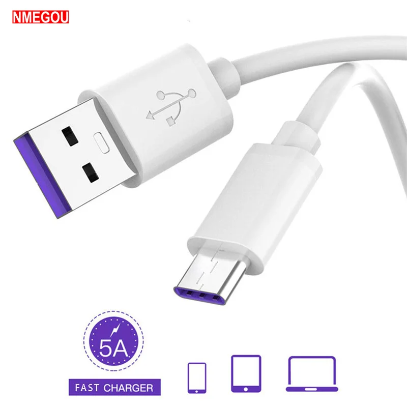 5A Supercharge type C USB кабель для huawei P20 Lite P30 Pro Honor 10 20 Быстрая зарядка USBC Typ C Carga Rapida Kabel