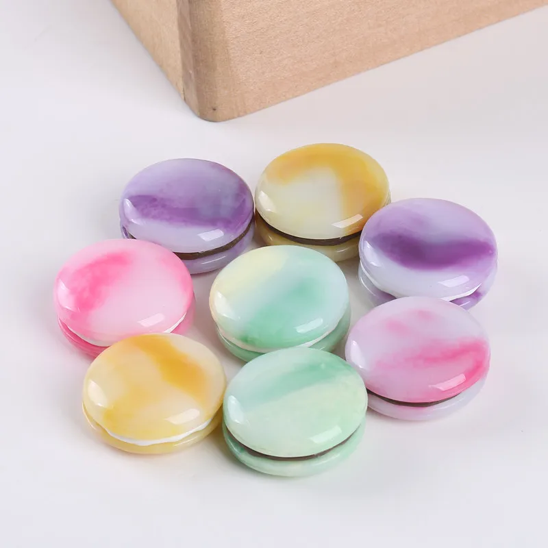 

10pcs resin Macaroon for DIY decoration hair craft nail decoration mixed colors